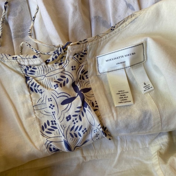 Moulinette Souers French Layered Dress Anthropologie 6 - Picture 4 of 9